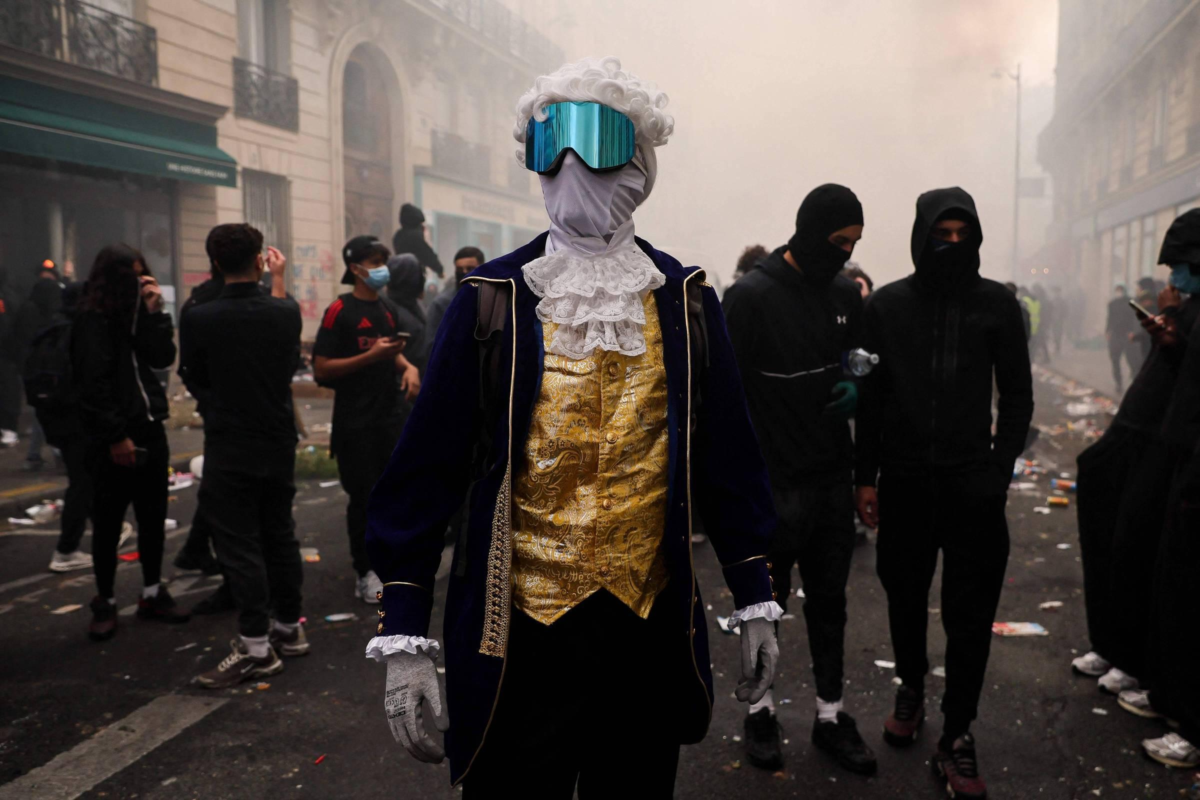 France intensifies security for new Halloween protests and fears masked activists