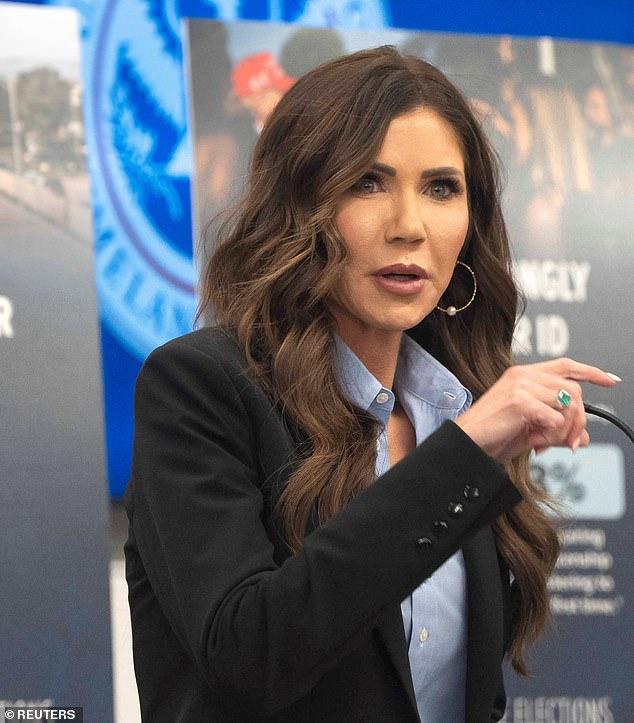 Kristi Noem abruptly ends press conference when asked about CBP shooting down party balloon that forced airport closure