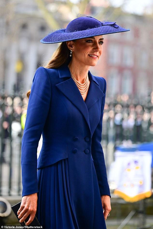 King leads largest gathering of senior royals since Andrew's arrest: Charles and Camilla joined by William and Kate and Princess Anne at Westminster Abbey for Commonwealth Day service