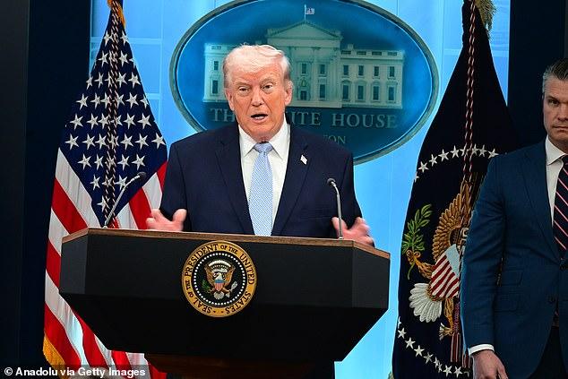 Trump declares Strait of Hormuz 'joint venture' with Iran as Tehran's tollbooth is set to rake in $1million per ship: 'It's a beautiful thing'