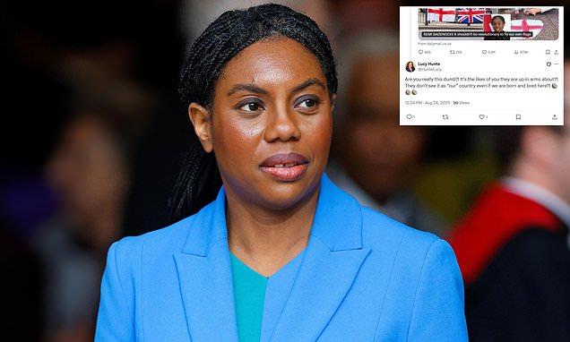 Kemi Badenoch vows to 'root out far-Left bigotry' in Britain's public sector after NHS England manager is revealed to have hurled racist slur at Tory leader