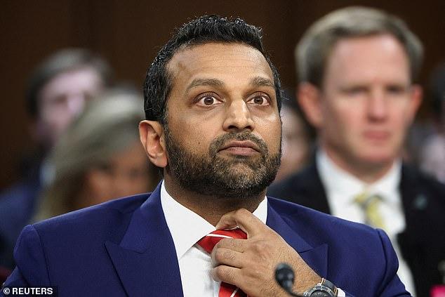 Kash Patel 'promises' to make arrests for 2020 rigged election conspiracy this week after bombshell report says he's paranoid and drinks to excess
