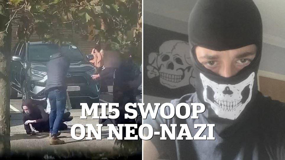 Neo-Nazi, 22, caught by MI5 outside Morrisons trying to buy gun and 200 bullets for terror attack is jailed for 13 years