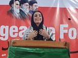 Apprentice star faces counter terror probe after sharing video of her addressing pro-regime rally in Iran where crowd waved Hezbollah flags