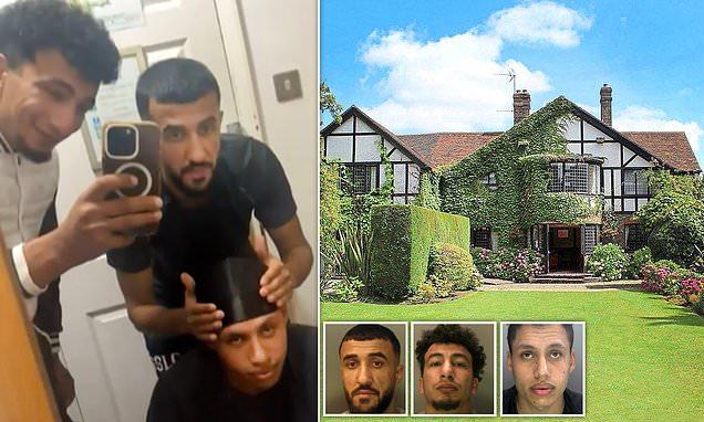 Revealed: Small boat rapists' luxury lair (all on the taxpayer, naturally)... Ex-Harrods chairman's mansion was home to failed asylum seekers who gang raped woman on Brighton beach