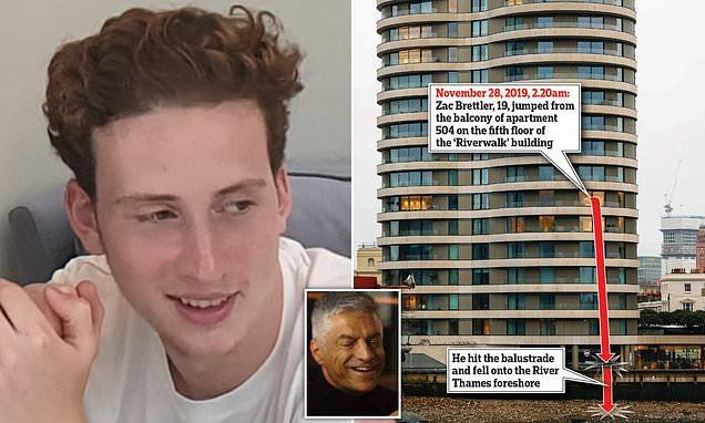 Family of gangster 'Indian Dave' who was with middle class schoolboy Zac Brettler on the night he plunged five floors from a luxury flat to his death into the Thames say 'he was after the boy's '£200m inheritance'