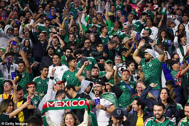 Mexico fans sing disgraceful homophobic chant at the World Cup AGAIN during win over Ecuador as officials struggle to clamp down on repeat offenders