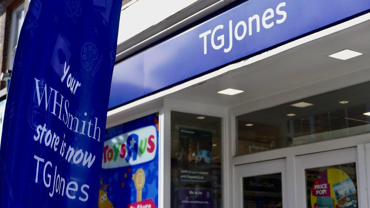 Former WH Smith chain TG Jones gets green light to close up to 150 shops as turnaround plan approved in court