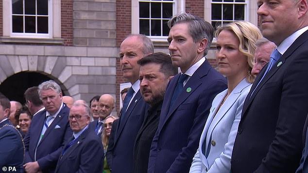 `We have been great supporters of Ukraine,' Irish Minister angrily hits out at Zelensky plea over Alumina exports to Putin's Russia... as Government refuses to reveal details of French frigate defending our skies and seas