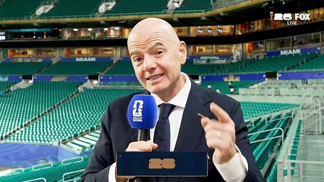 American soccer fans tell Gianni Infantino to 'free Folarin Balogun' as FIFA chief sends July 4th message to angry Americans