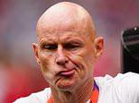 Norway head coach Stale Solbakken launches water bottle at his own backroom staff after Jude Bellingham's equaliser for England in World Cup quarter-final