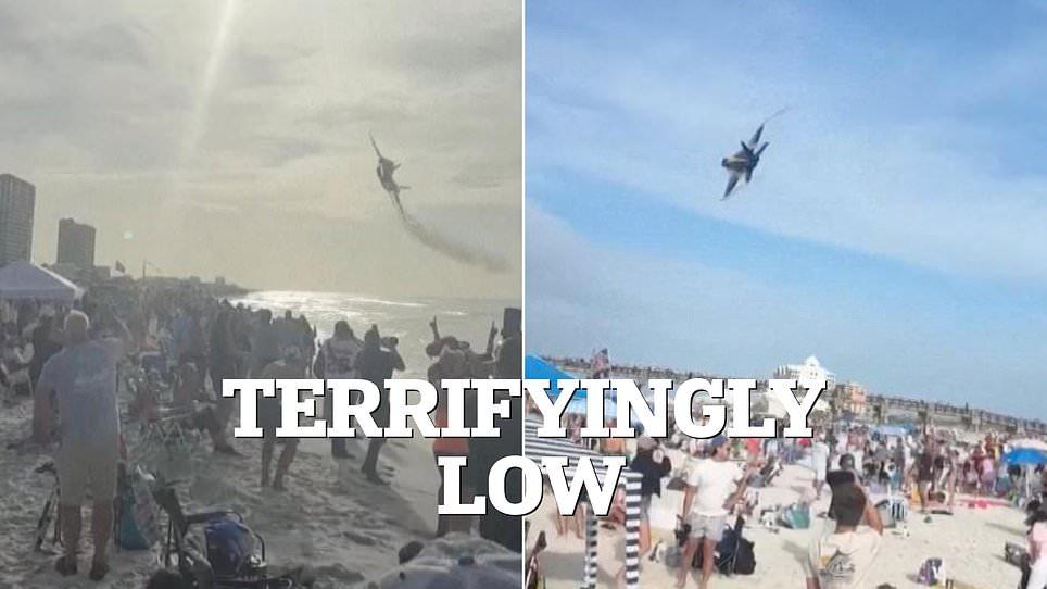 Defiant Hegseth Army Chief clears Blue Angels pilot who sent beachgoers diving for cover: 'No firings'