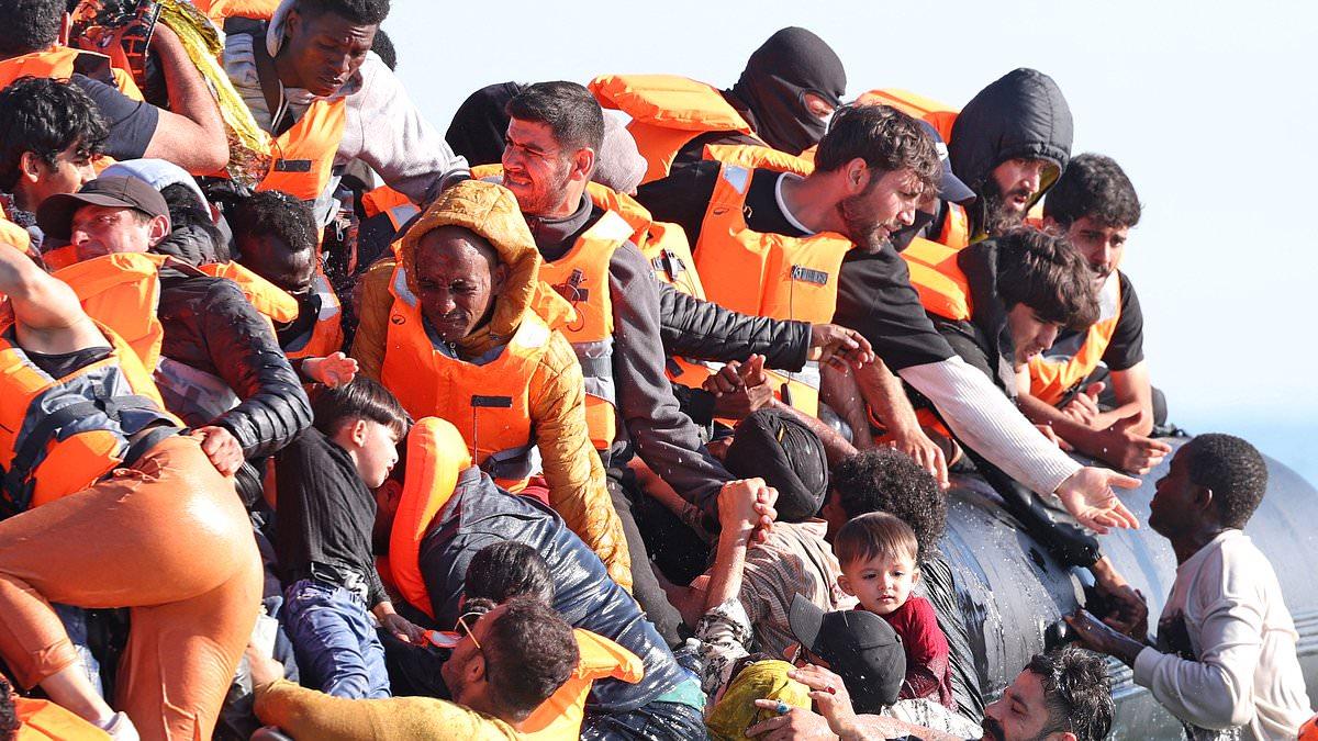 Four migrants die trying to cross the Channel by small boat just hours after estimated 700 reach Britain