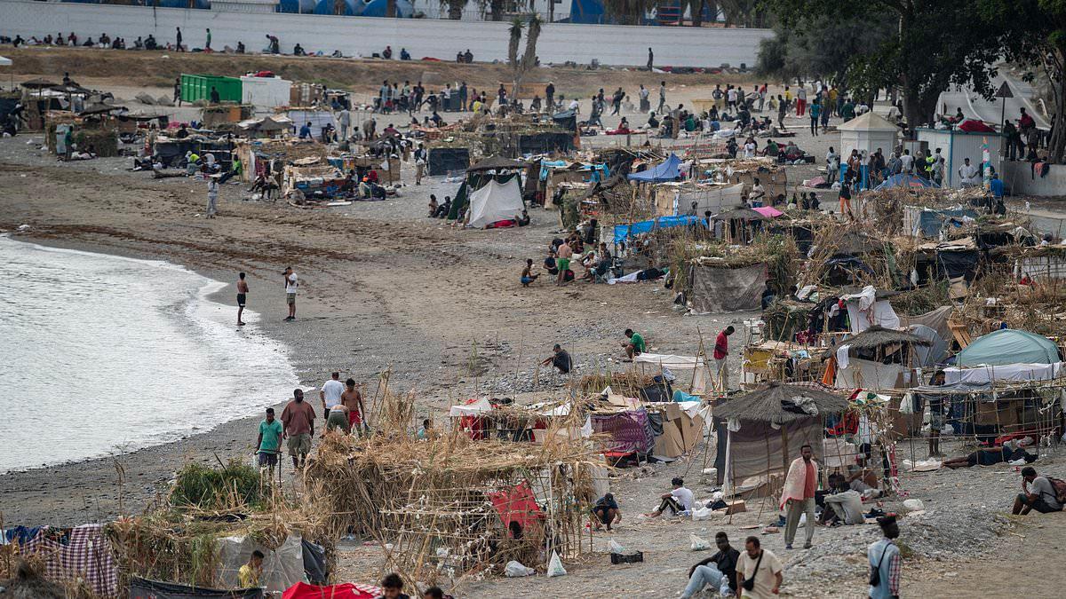 Sex attack fear grips Ceuta after mass influx of migrants as man climbs into local woman's bed in his underwear and female asylum seekers face attempted assaults 'every night'
