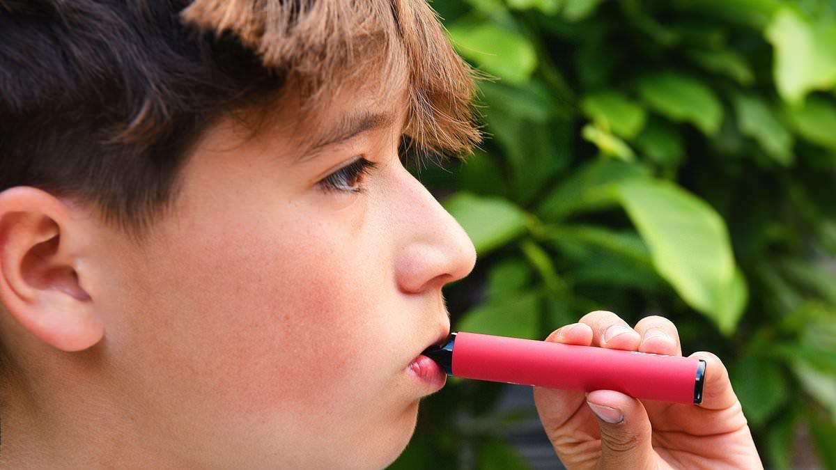 Child vapers 'are more likely to suffer from depression and breathing problems'