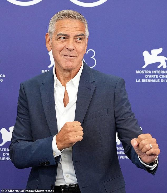 George Clooney defends 'good man' Mark Ruffalo after he was labeled an antisemite by top Hollywood film studio over 'genocide' comments