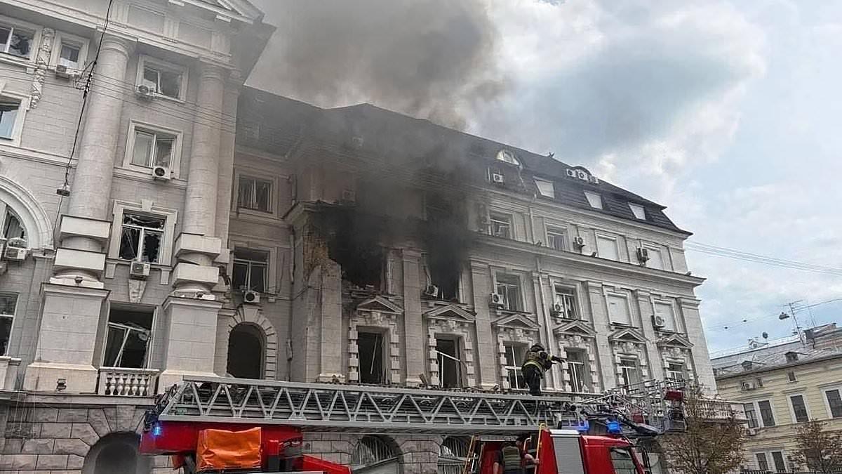 Russian drone hits Ukraine's intelligence HQ in Kyiv