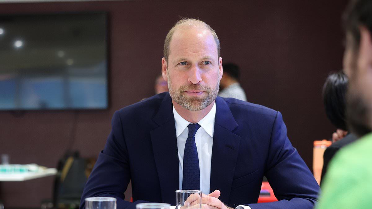 'You don't need to be an expert to support someone who's struggling': Prince William launches initiative about suicide prevention through the power of sport