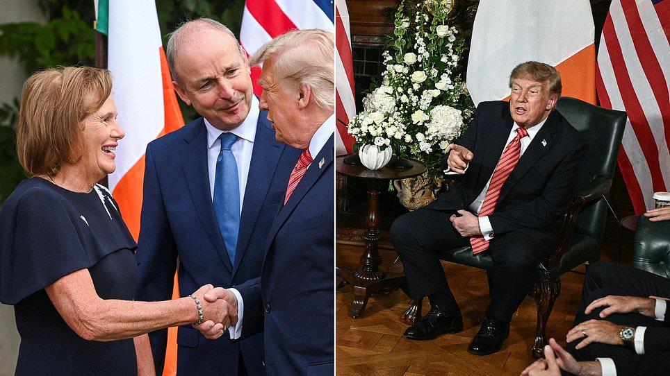 Donald Trump says he would 'love to see' a united Ireland and warns UK of Falklands 'disaster'