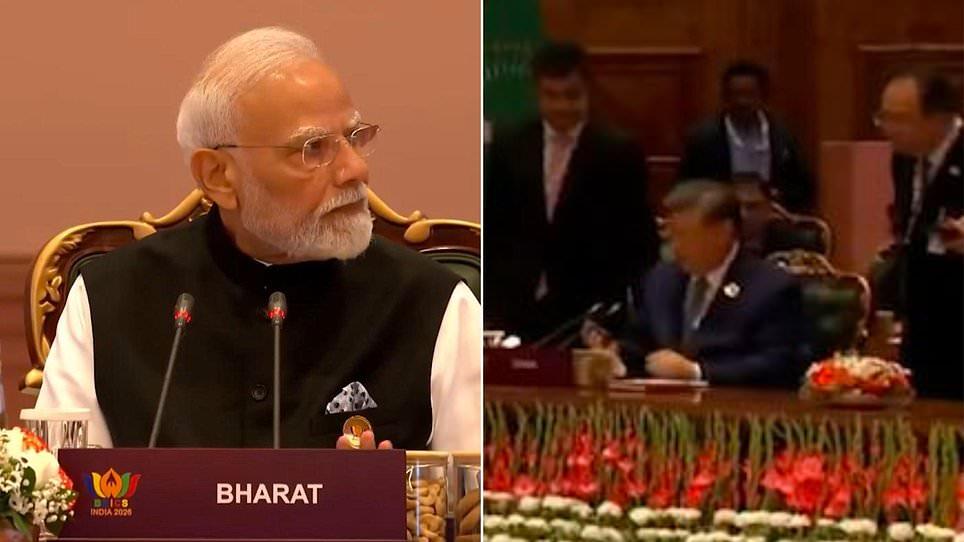 Xi Jinping health rumours swirl after Indian PM Modi 'saw Chinese leader looking uncomfortable' and interrupted speech to ask 'is it ok?'
