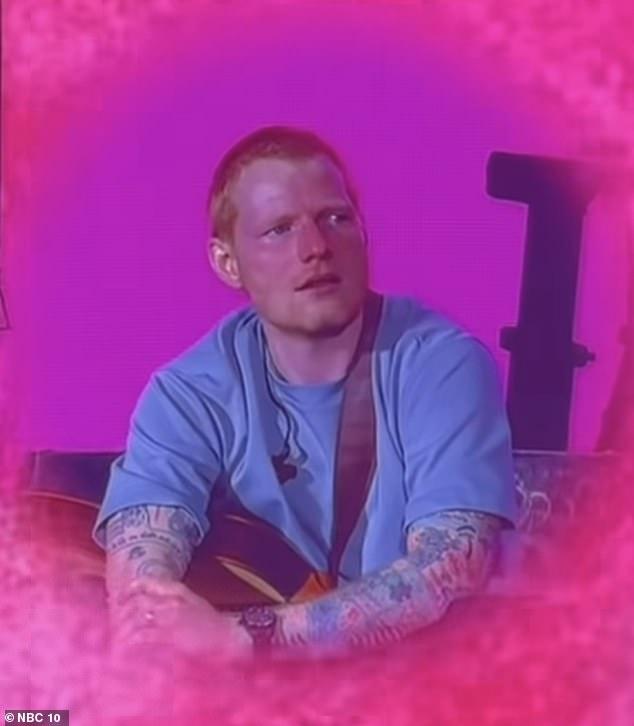 Ed Sheeran reveals he changed his Philadelphia stage layout because he was 'afraid audience might throw things at me' when he was pushed into addressing his politics