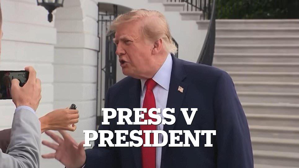 Trump blasts reporter complaining about media ban after early morning Truth Social tirade: 'Be quiet'