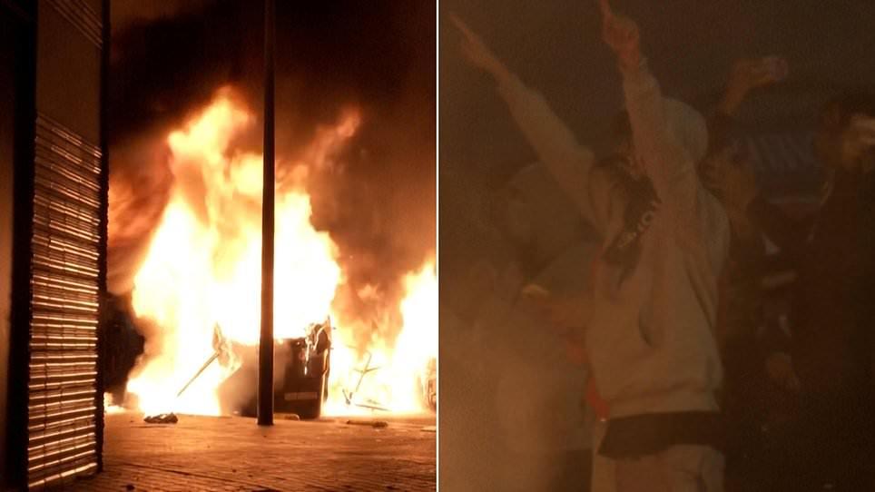 Protesters battle Spanish police as demonstrations over the country's housing crisis escalate into violence hours after socialist PM announced snap election