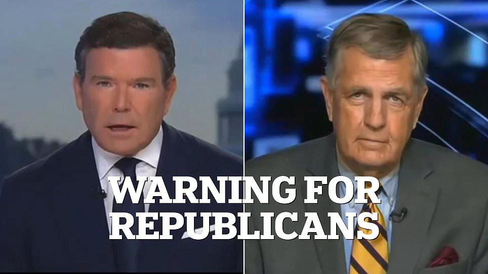 Fox News veteran Brit Hume warns of midterm 'washout' that would see Trump and the Republicans get 'slaughtered'