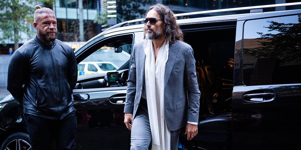 Russell Brand trial RECAP: Actor leaves court after jury told he 'hounded victim to come and see him' before raping her