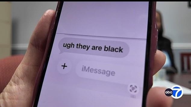 NYC woman sobs as she accuses Douglas Elliman realtor of accidentally texting her to say 'Ugh, they are black' as she arrived to view rental