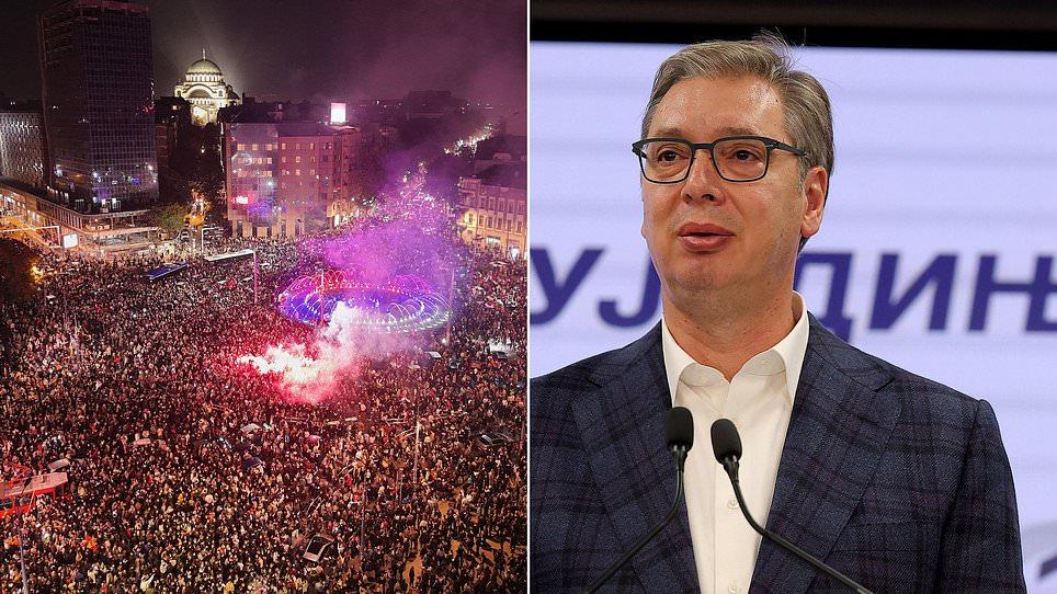 Serbia's long-standing Putin-supporting leader concedes defeat to student-led protest movement