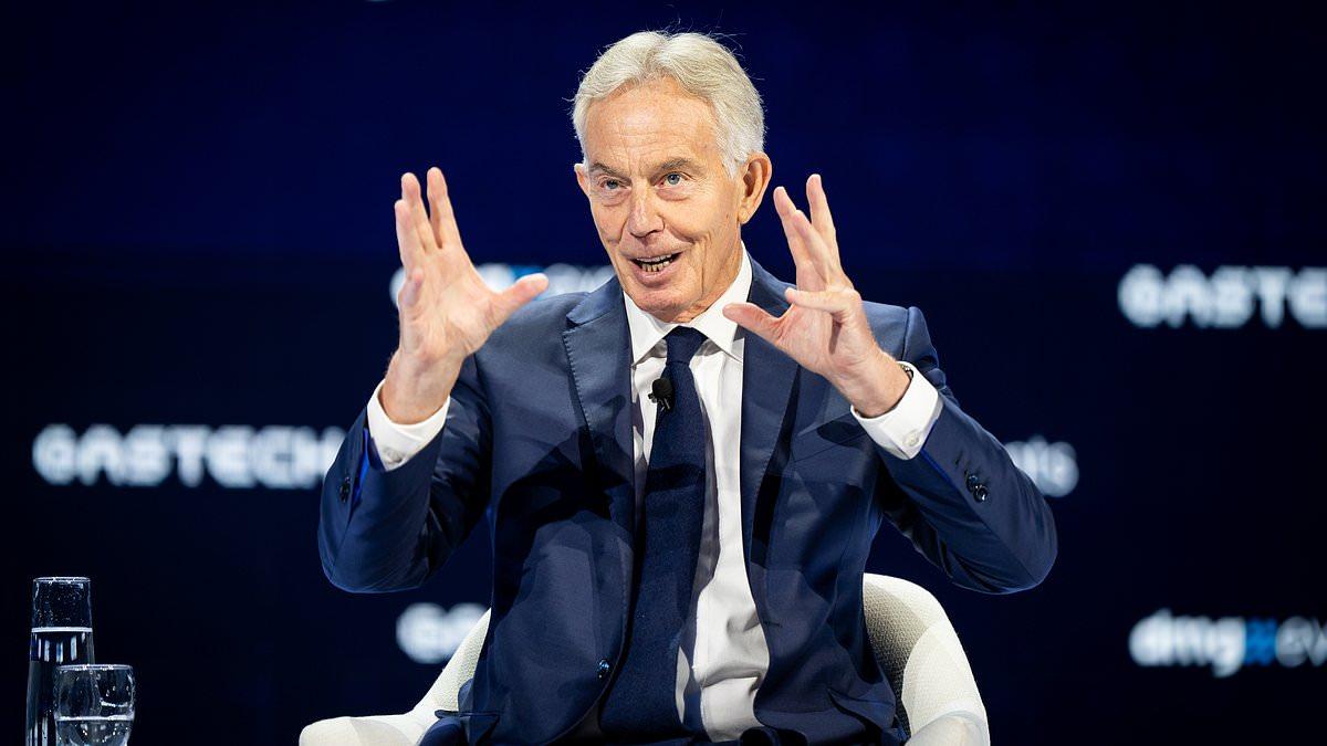 Get drilling! Tony Blair urges PM to give Rosebank green light