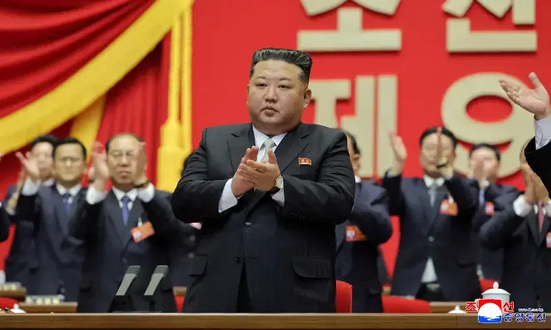 North Korea touts nuclear advances as Kim re-chosen to lead ruling party