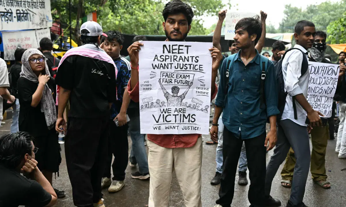 Exam paper leak, protests and Gandhi siblings' arrest — India's 'cockroach' youth movement explained
