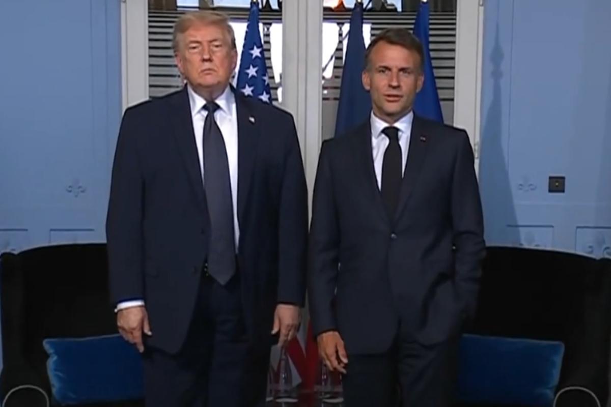 Macron criticizes Trump for exploiting protests in France during US campaign