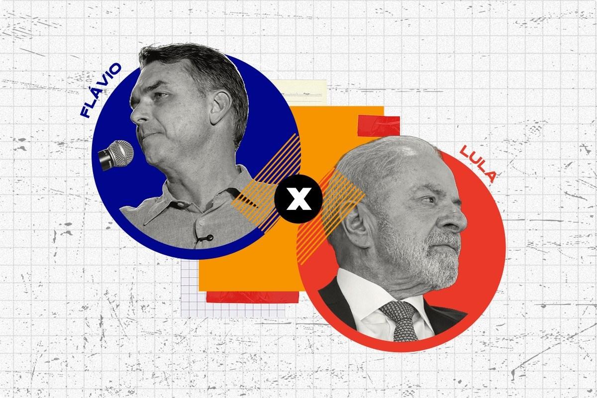 Real Time: Flávio Bolsonaro has 52% and Lula 48% of valid votes