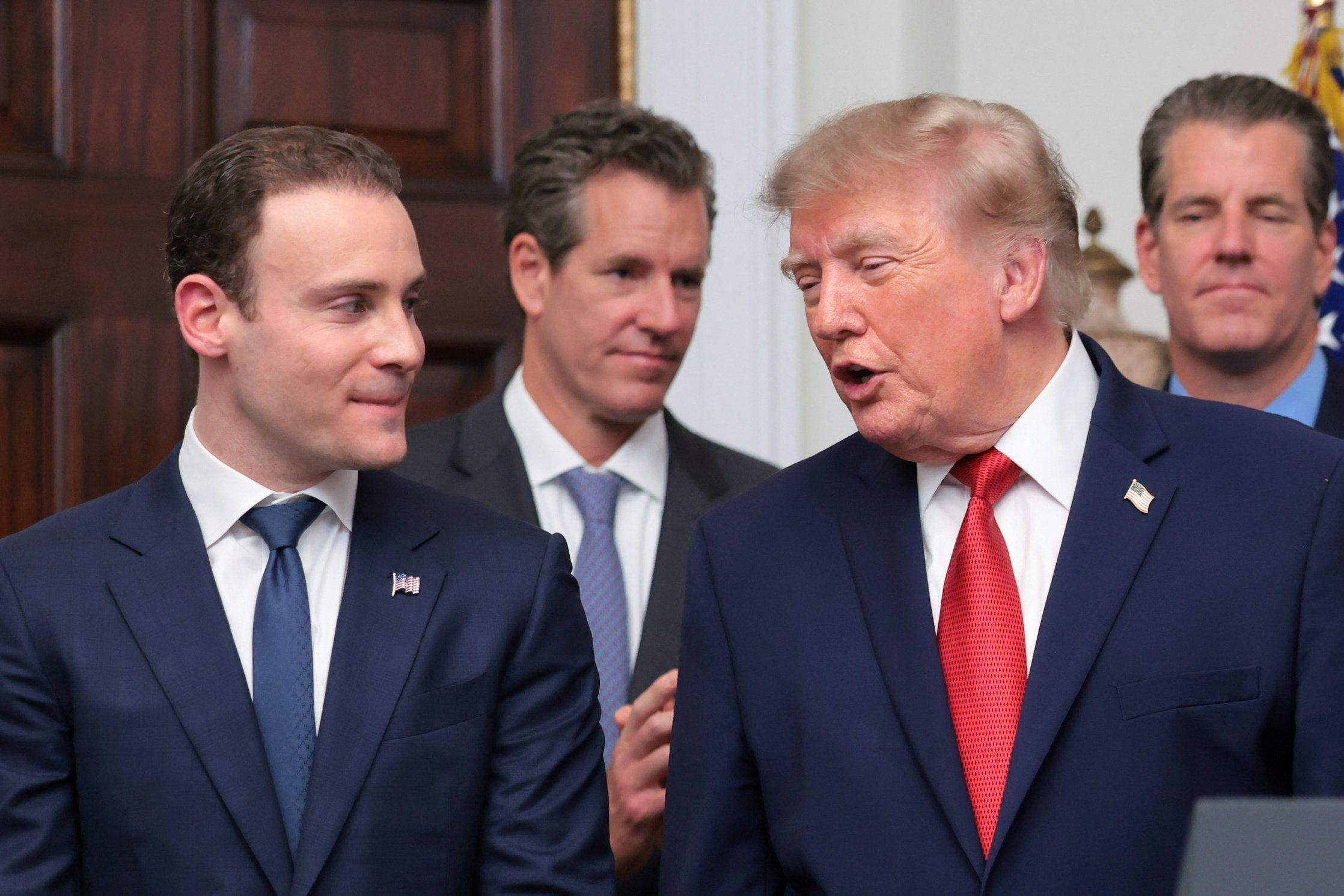 Trump embraces divisive crypto exchange