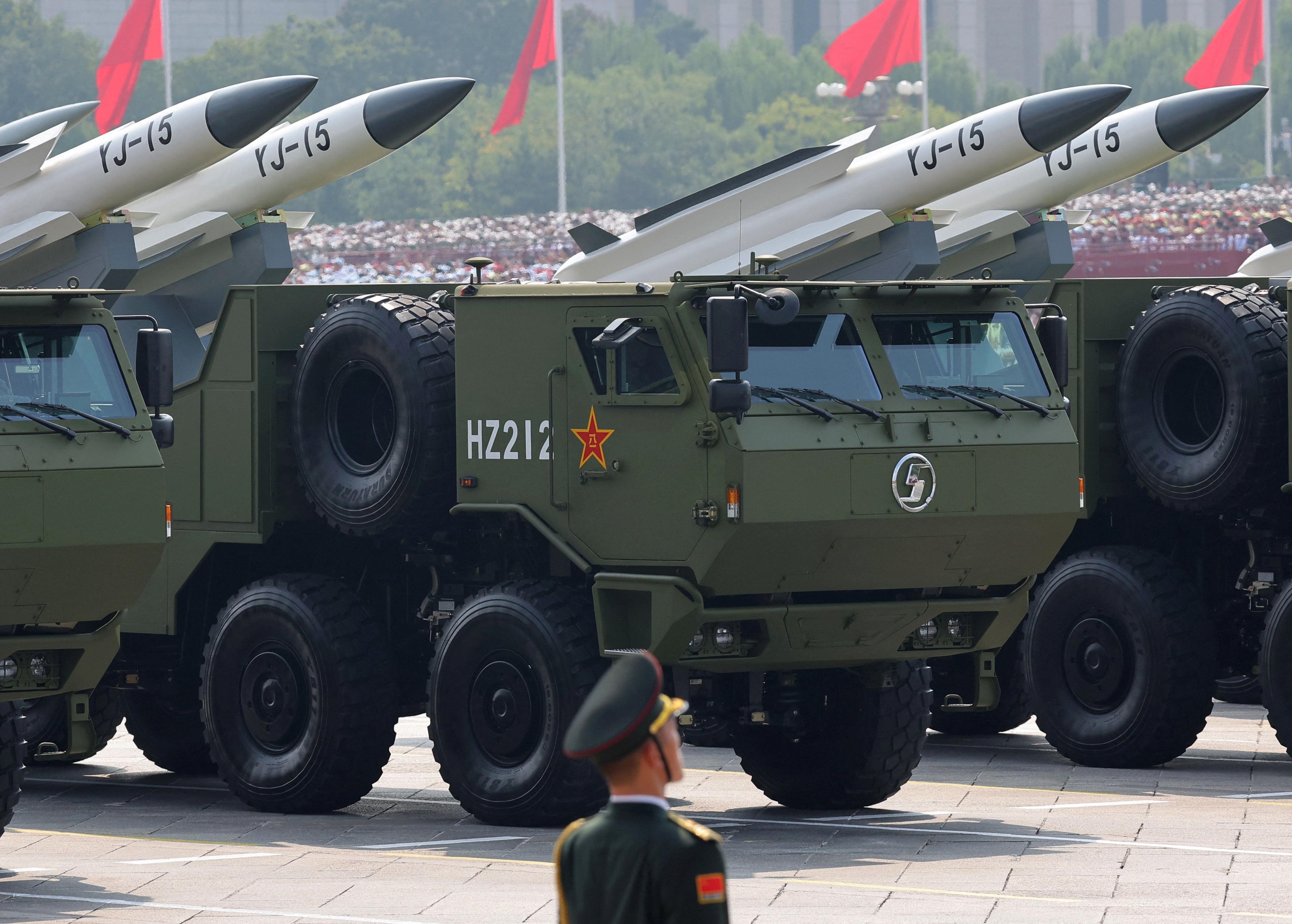 Regional powers protest as China tests long-range missile