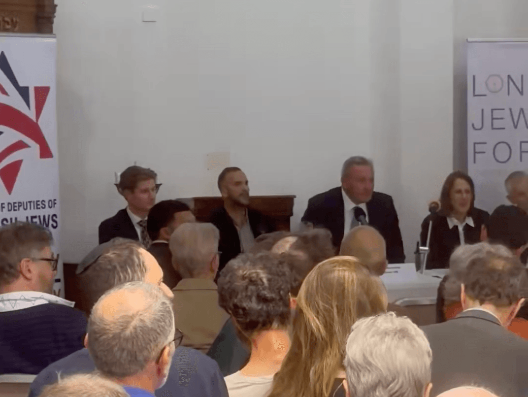 Watch: Polanski heckled at Jewish by-election hustings