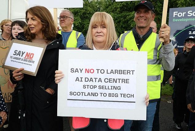Heading to a town near you... vast US-funded data centres that need more power than a small country and have sparked a Wild West-style land grab, with campaigners now fearing they could prove a toxic menace to public health