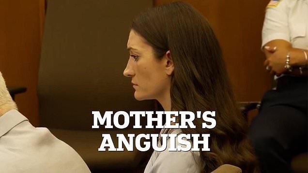 Paralyzed mother's face is picture of anguish as she prepares to stand trial for killing three young children in America's saddest murder trial
