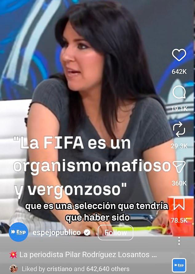 Cristiano Ronaldo BACKS FIFA conspiracy theories: Portugal star 'likes' journalist's claim organisation is 'one of the most corrupt institutions on the planet' after bitter rival Lionel Messi's fortuitous run to the World Cup final