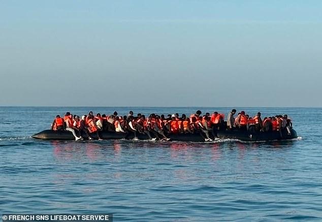 Burnham's mega-dinghy: Biggest ever migrant boat carrying 165 crosses Channel days after he became PM - yet he STILL stays silent on immigration