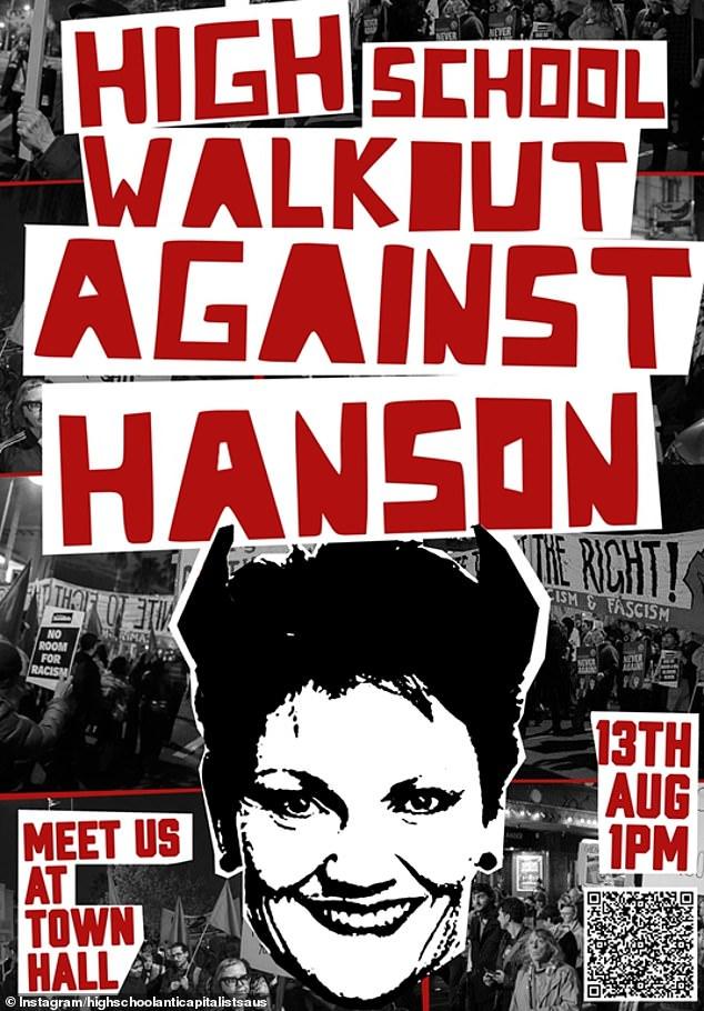 Aussie school kids to walk out of class next week in strike against Pauline Hanson and One Nation