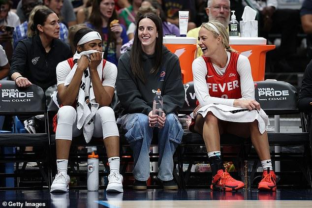 Sophie Cunningham's ex-teammate makes thinly-veiled dig at Fever star after trans storm and DiJonai Carrington foul