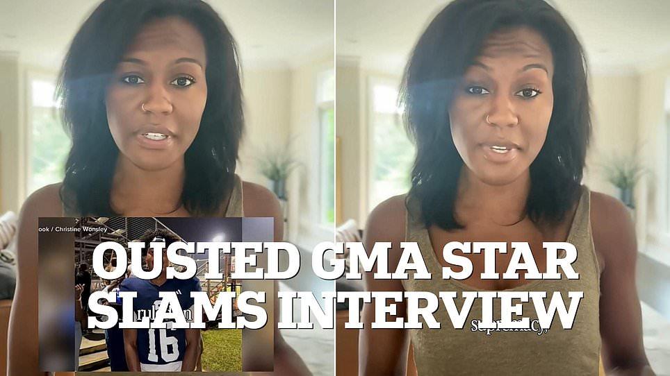 Booted former Good Morning America star slams Michael Strahan for 'upholding white supremacy'