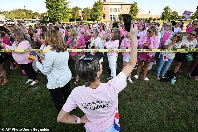Hundreds of female Lindsay Clancy supporters crash murder trial - some carrying BABIES: Support goes wild for postpartum killer mom…and turns VERY dark when it comes to her husband Patrick