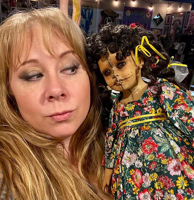 New England woman who posed for incredibly creepy selfie with doll is jailed over nightmarish morgue crimes