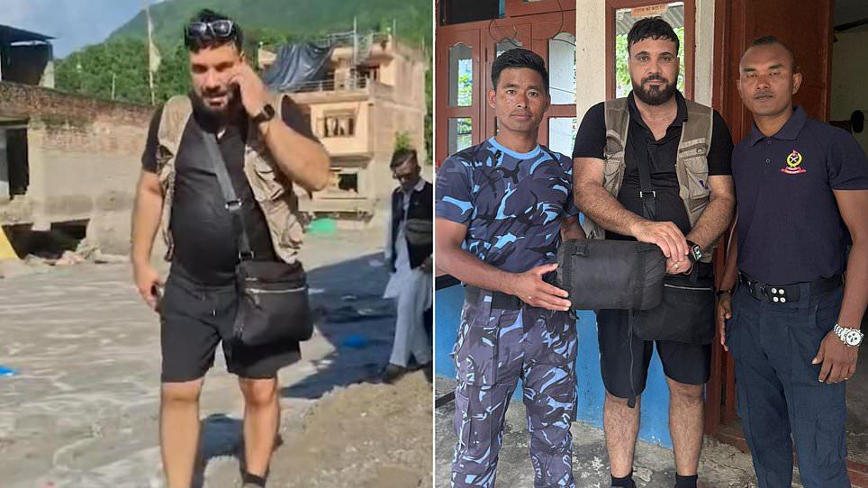 'Nepal didn't rescue me': Brit aid volunteer says authorities mistakenly announced he had been 'found alive' a week after floods