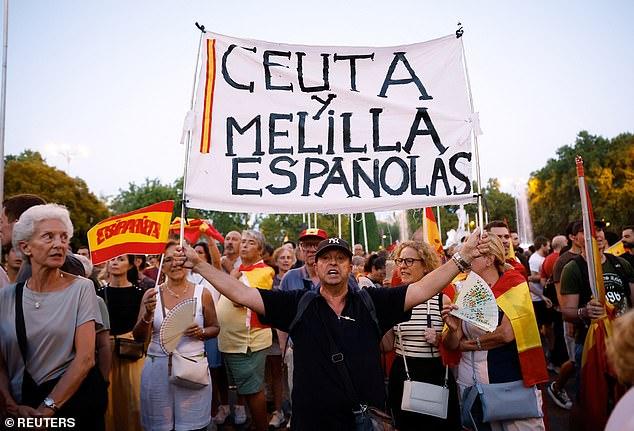 Tens of thousands have taken to the streets across Spain to protest the government's handling of Ceuta's migrant surge